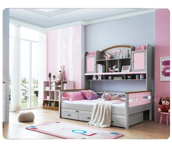 детская кровать со шкафчиками4
